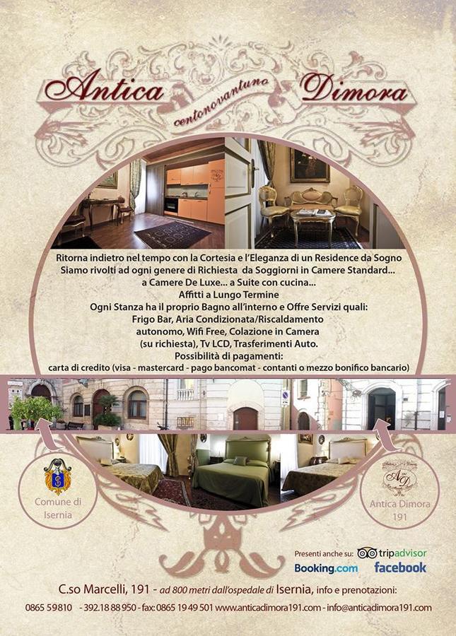 Antica Dimora 191 Otel Isernia Dış mekan fotoğraf